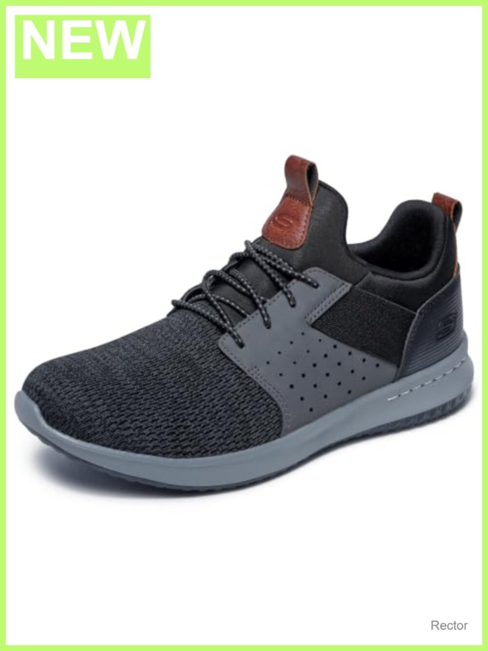 Men's Slip On Fashion Sneakers with Air-Cooled Memory Foam